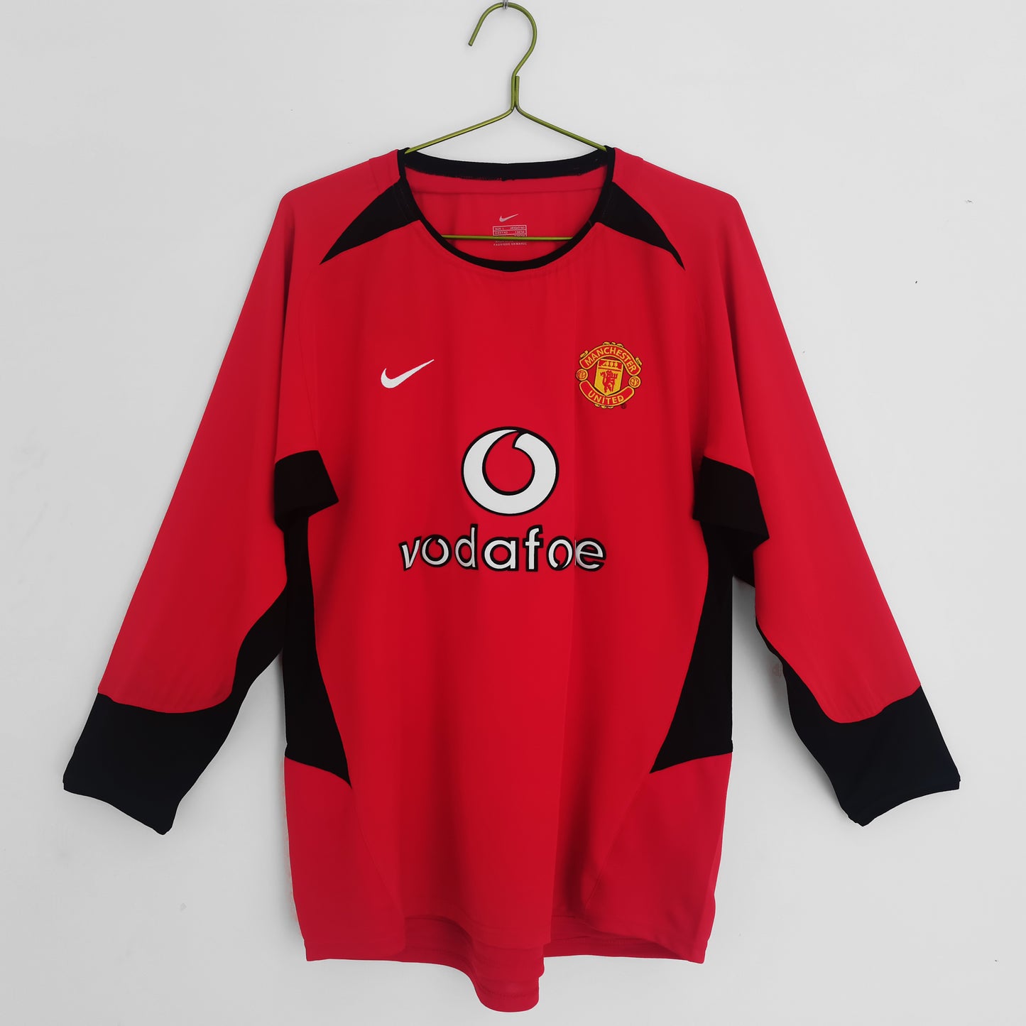 Retro Manchester United Red Long Sleeves 2002/04 (Home)
