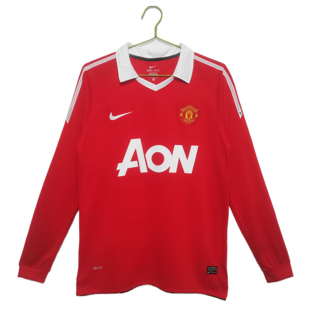 Retro Manchester United Long Sleeves 2010/11 (Home)