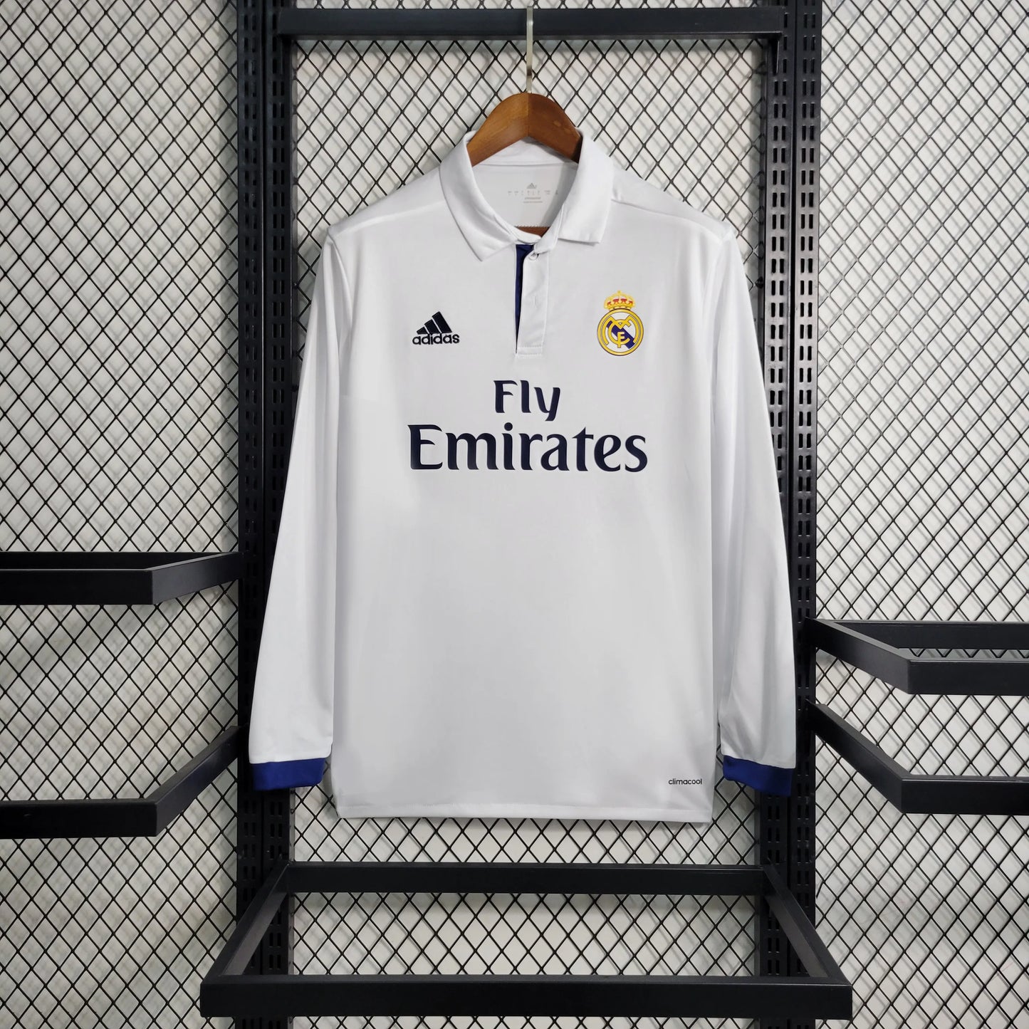 Retro 16-17 Real Madrid Main Long Sleeve Size -