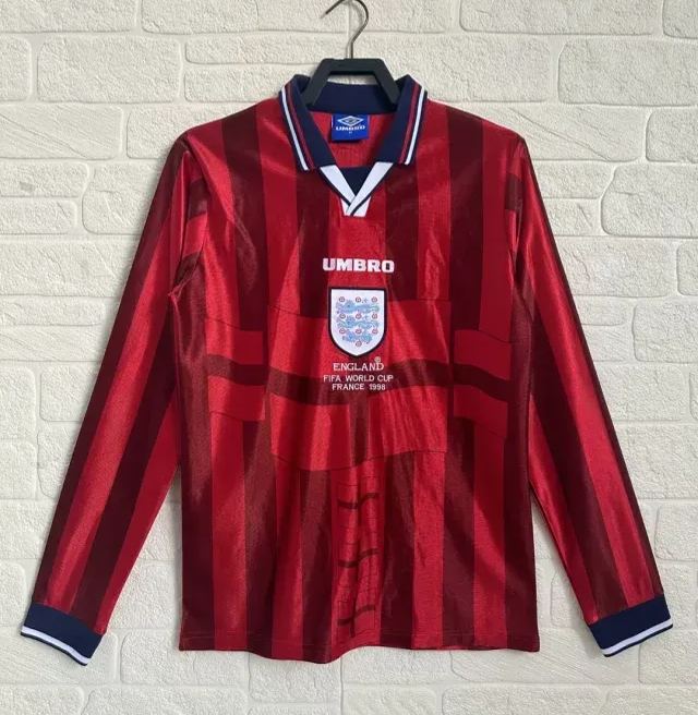 Retro 1998 England Long Sleeves Size: -