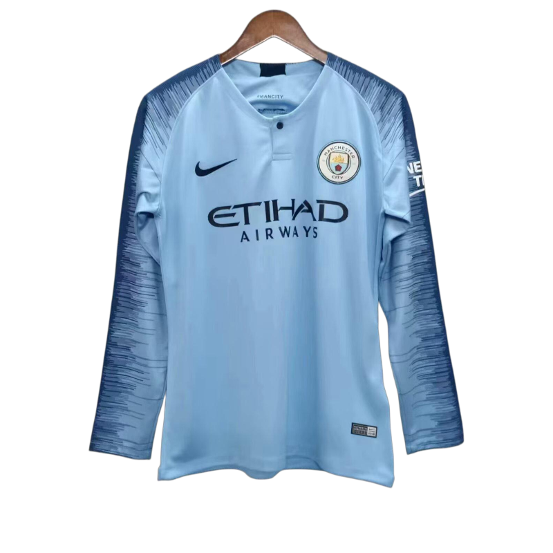 Retro Manchester City 18/19 Long Sleeves