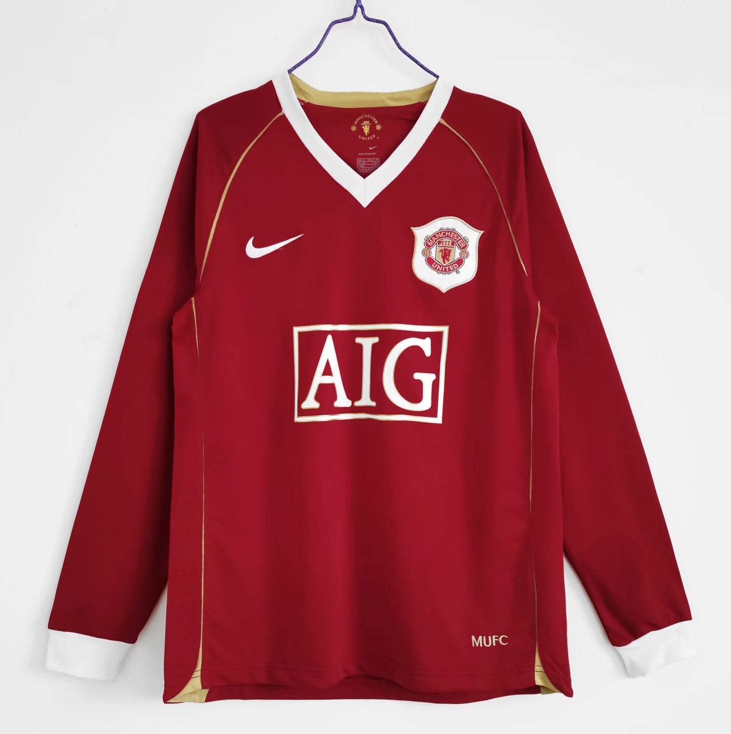 Retro Manchester United Long Sleeves 2006/07 (Home)