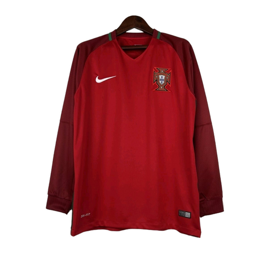 Retro Portugal 2016 Red Long Sleeves