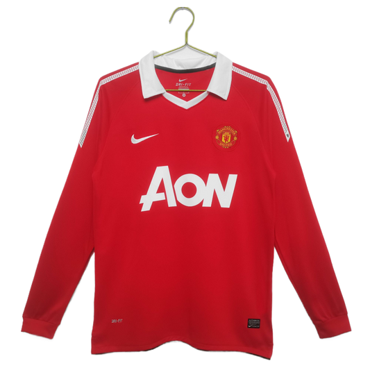 Retro Manchester United Long Sleeves 2010/11 (Home)