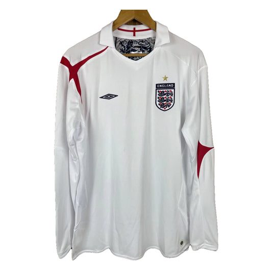 Retro England 2006 White Long Sleeves