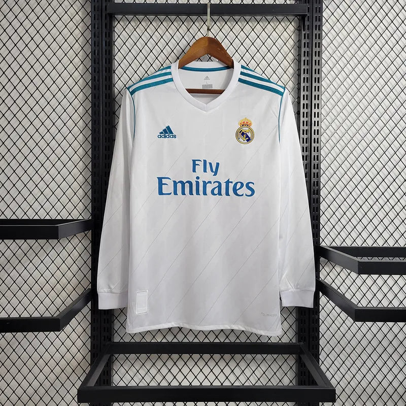 Retro 17-18 Reαl Mαdrid Long Sleeves -