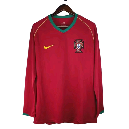 Retro Portugal 2006 Long Sleeves Red