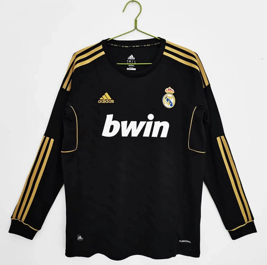 Retro Reαl Mαdrid 11-12 Awαy Long Sleeves -