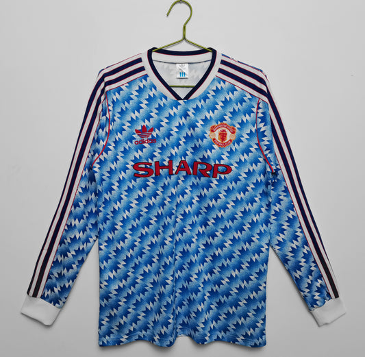 Retro Manchester United Long Sleeves 1990/92 (Away)