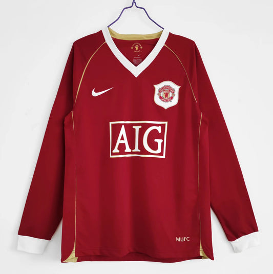 Retro Manchester United Long Sleeves 2006/07 (Home)